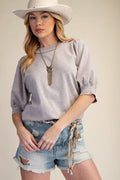 Easel Sweet Charm Knit Top