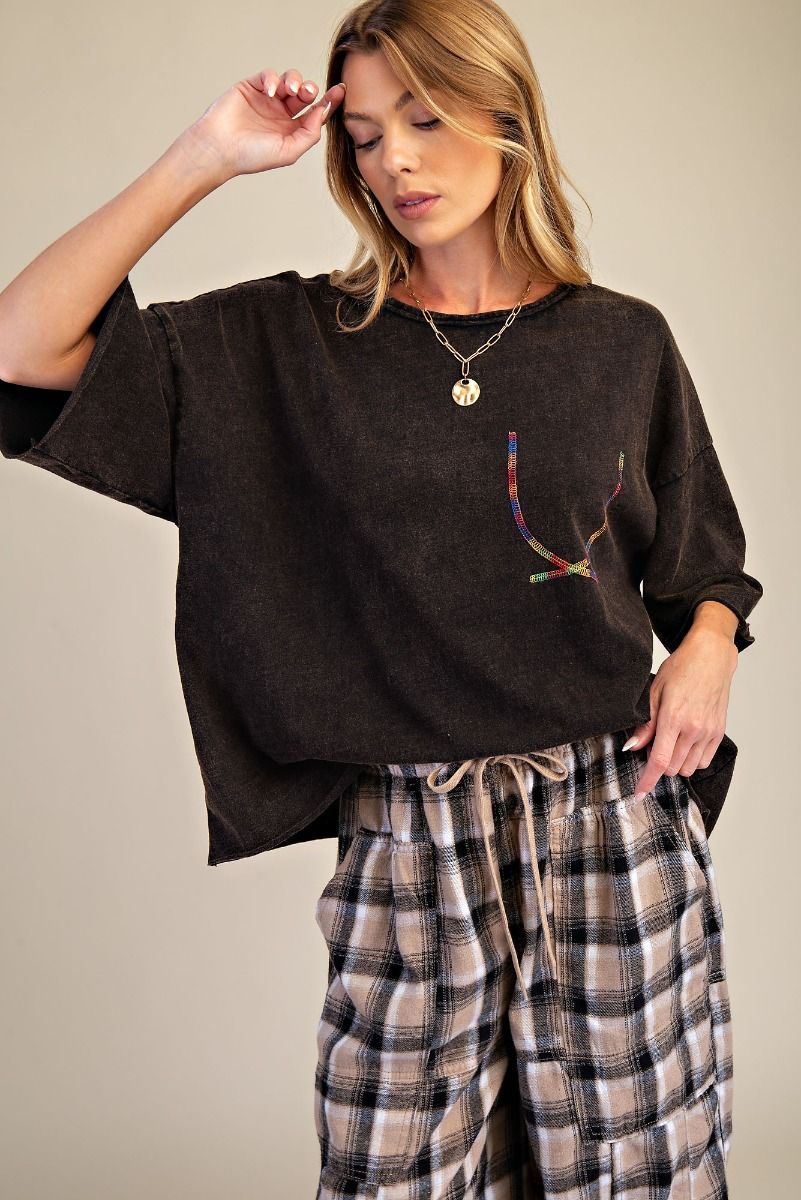 Easel Vintage Bloom Top