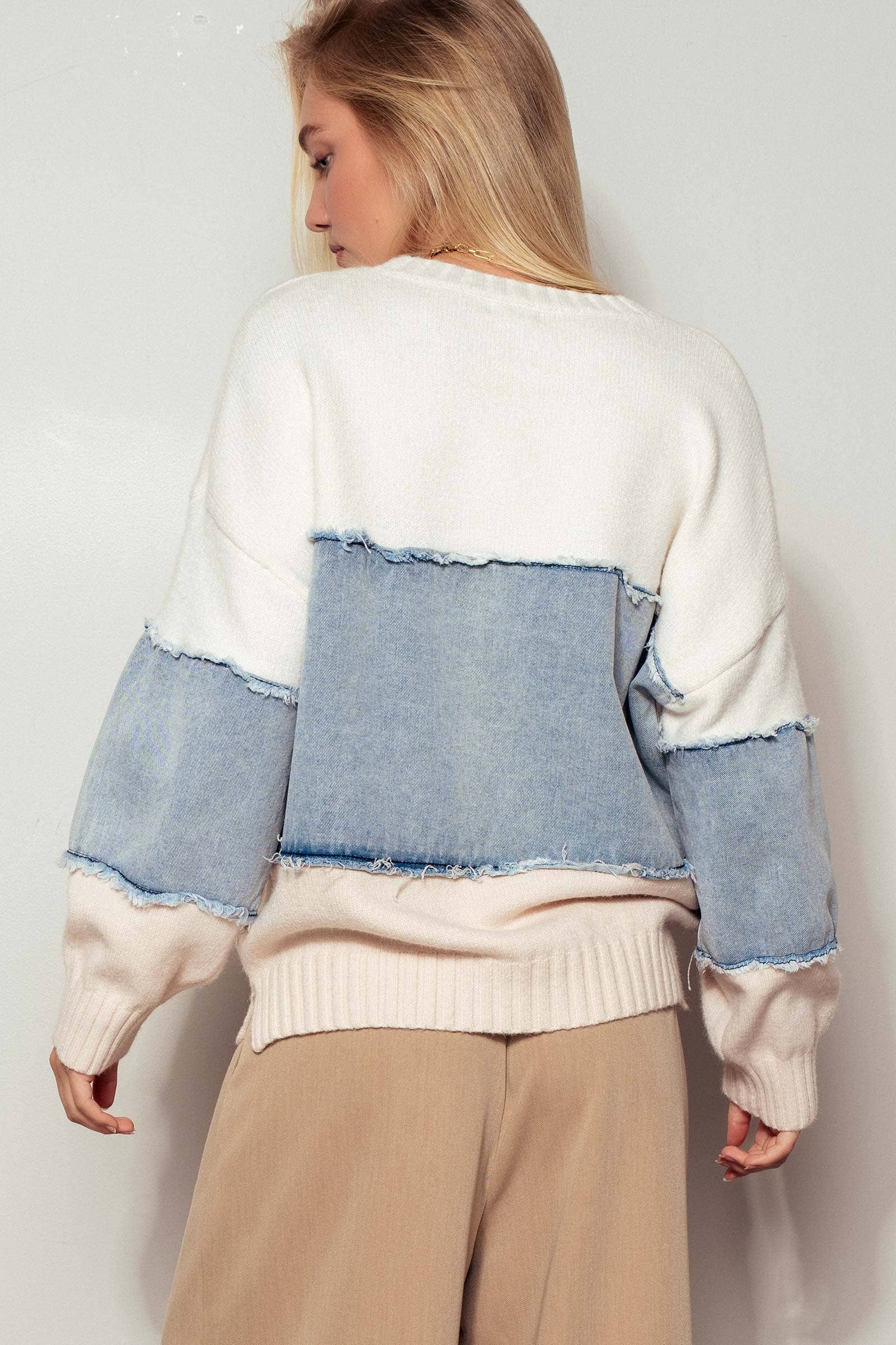 Easel Colorblock Sweater