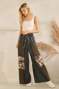 Floral Patchwork Pants