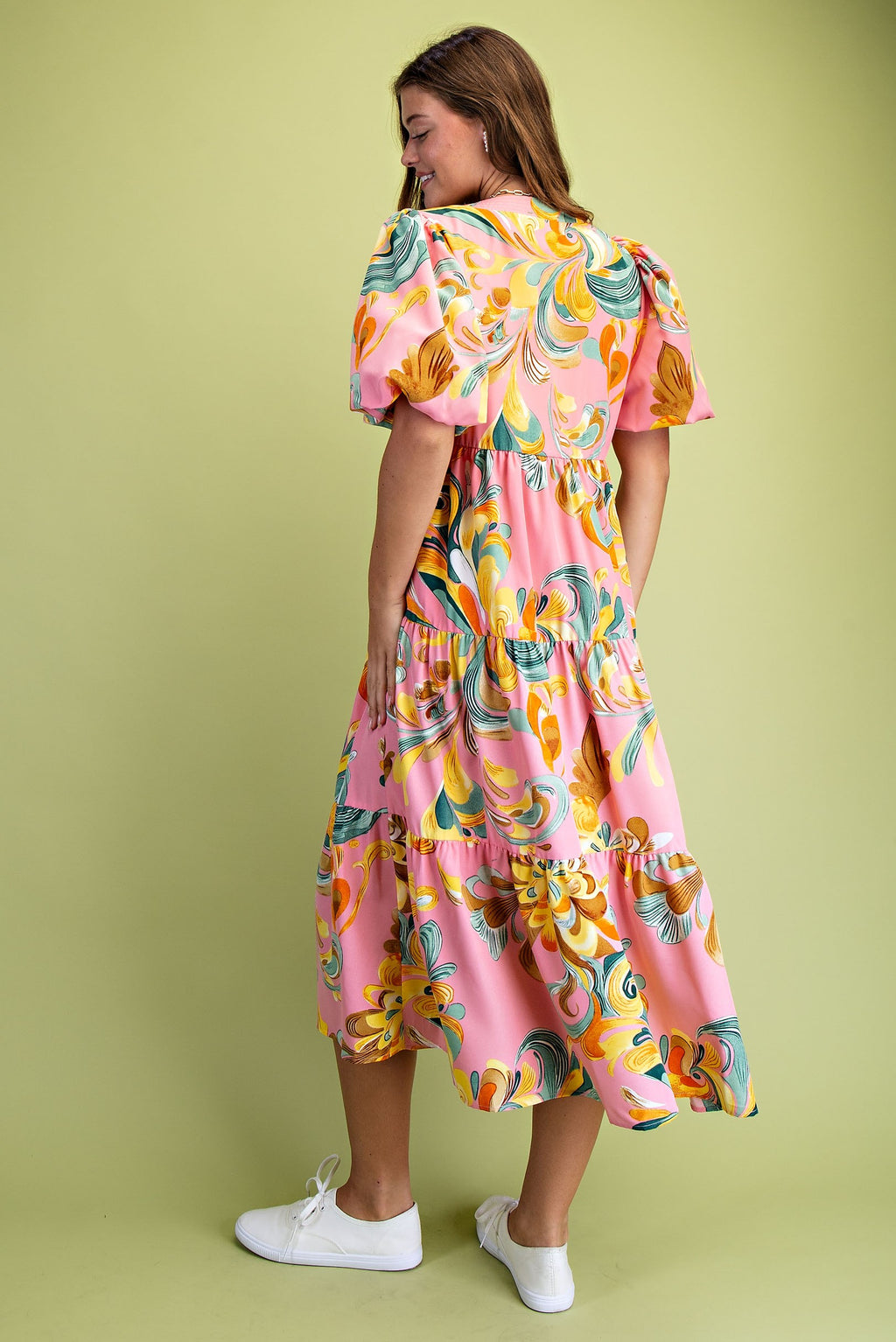 Whimsical Waters Midi Dress