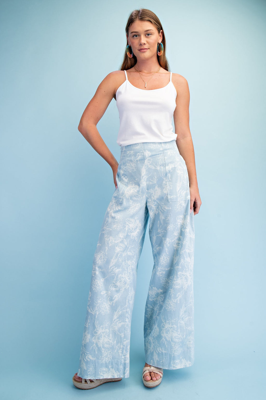 Floral Escape Pants