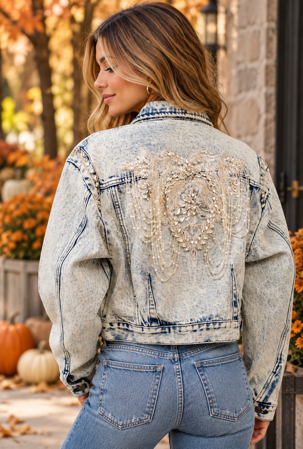 Gilded Romance Denim Jacket