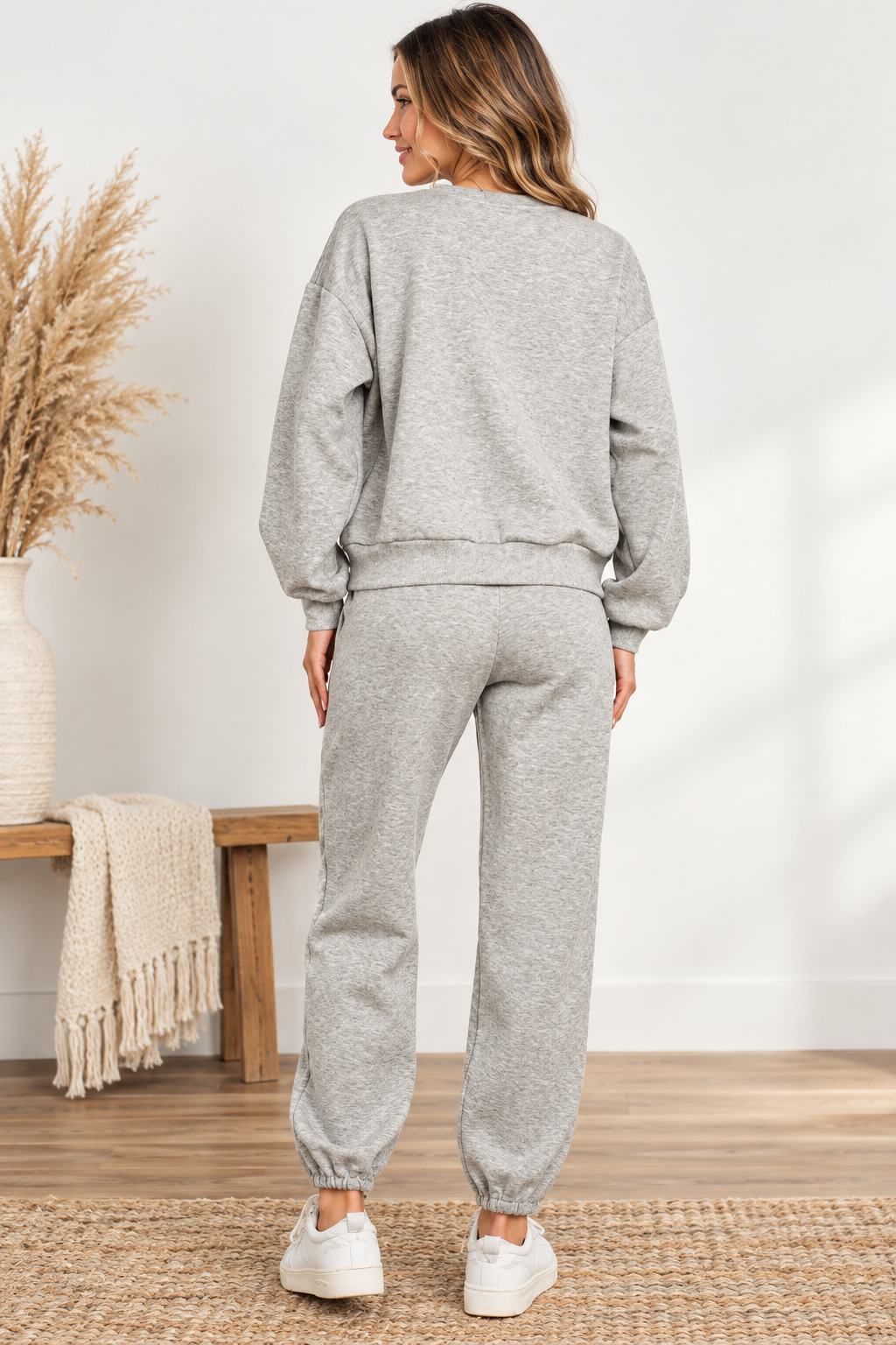 Gray Sparkle & Shine Lounge Set