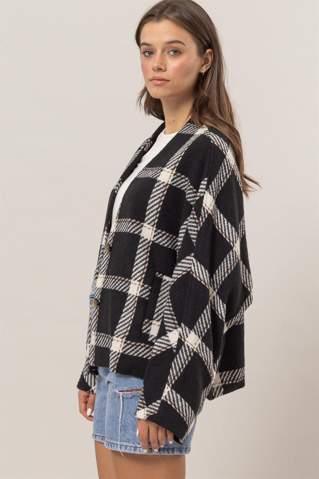Plaid Oversize Jacket