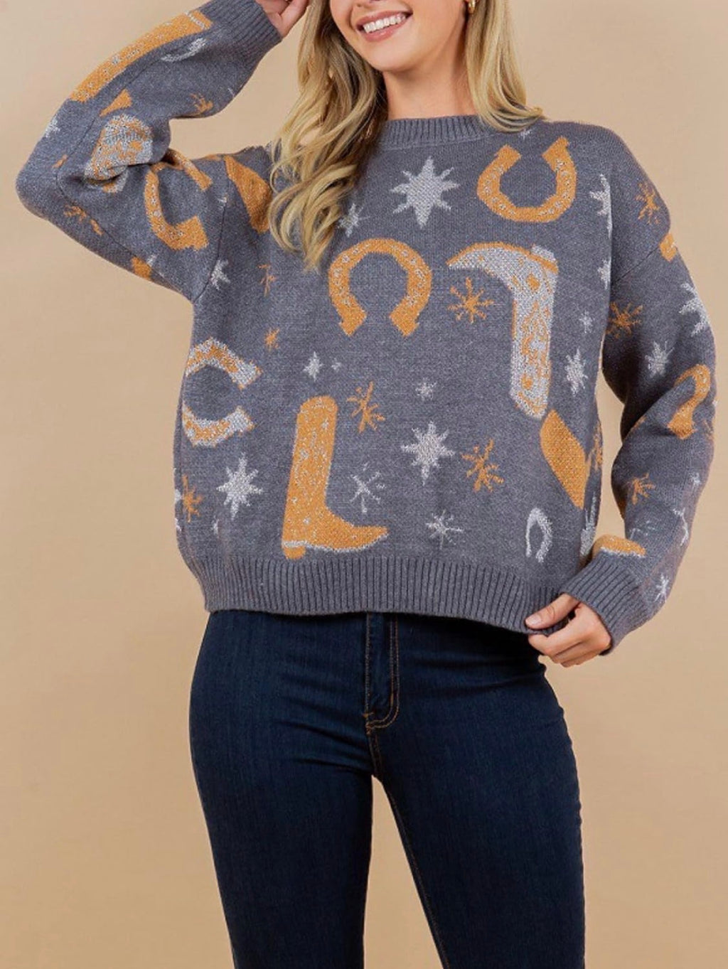 Western Vibes Sweater