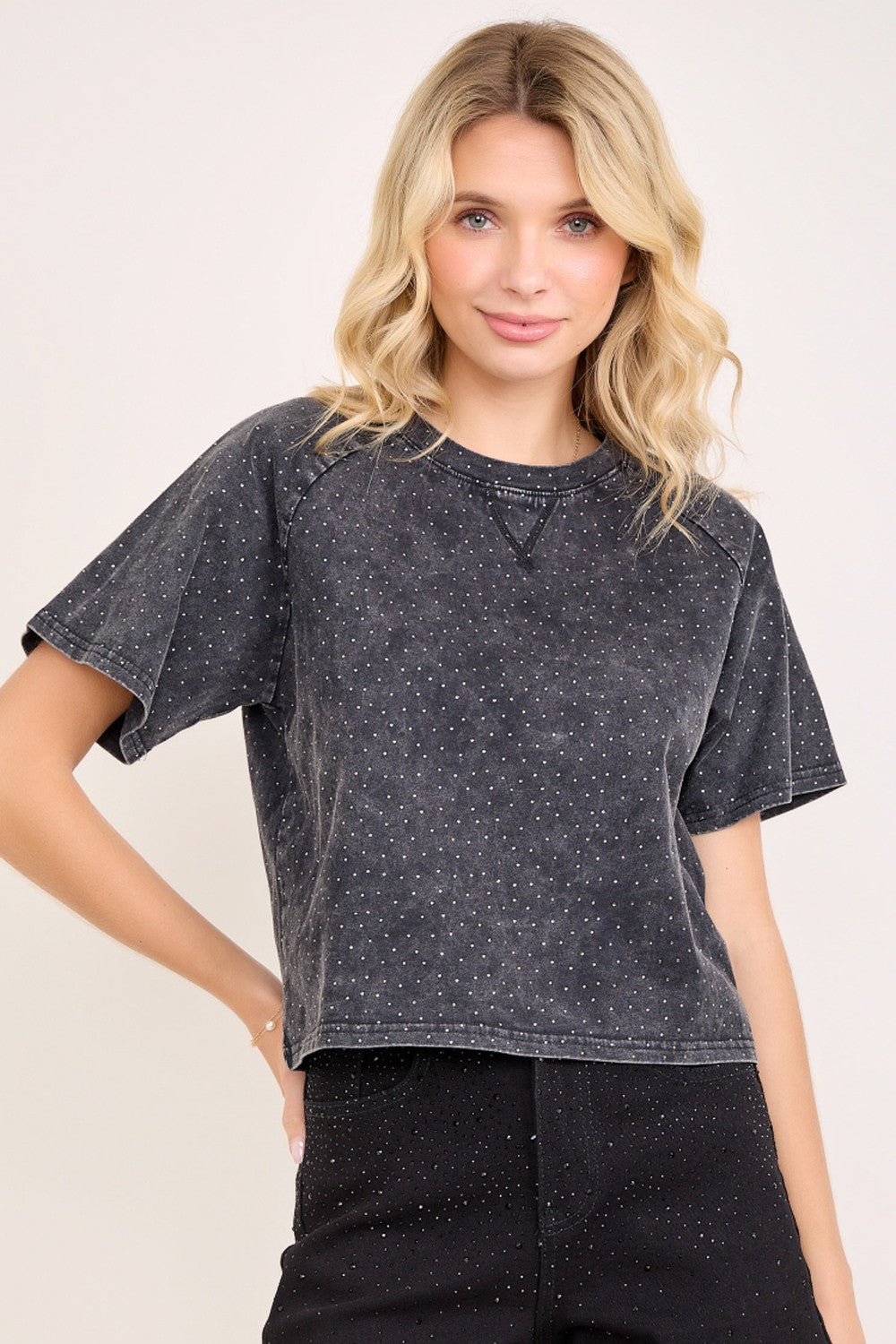 The Glimmer Tee - Black