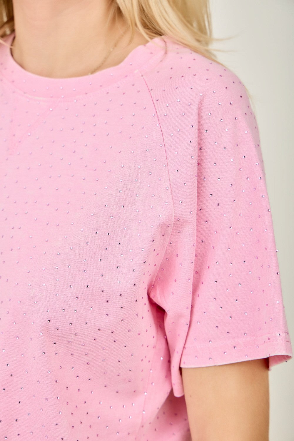 The Glimmer Tee - Pink