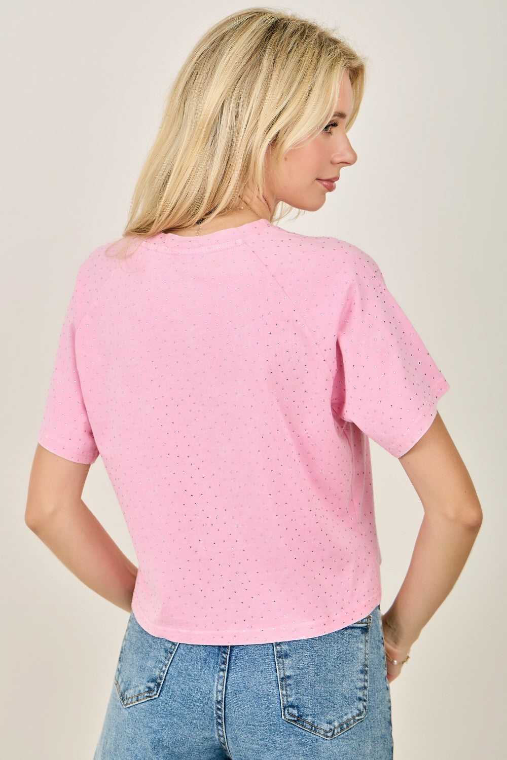 The Glimmer Tee - Pink