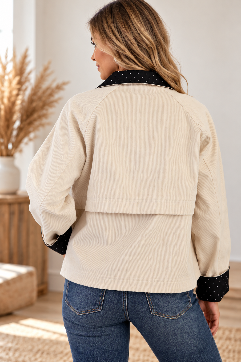 Ivory Dot Charm Jacket