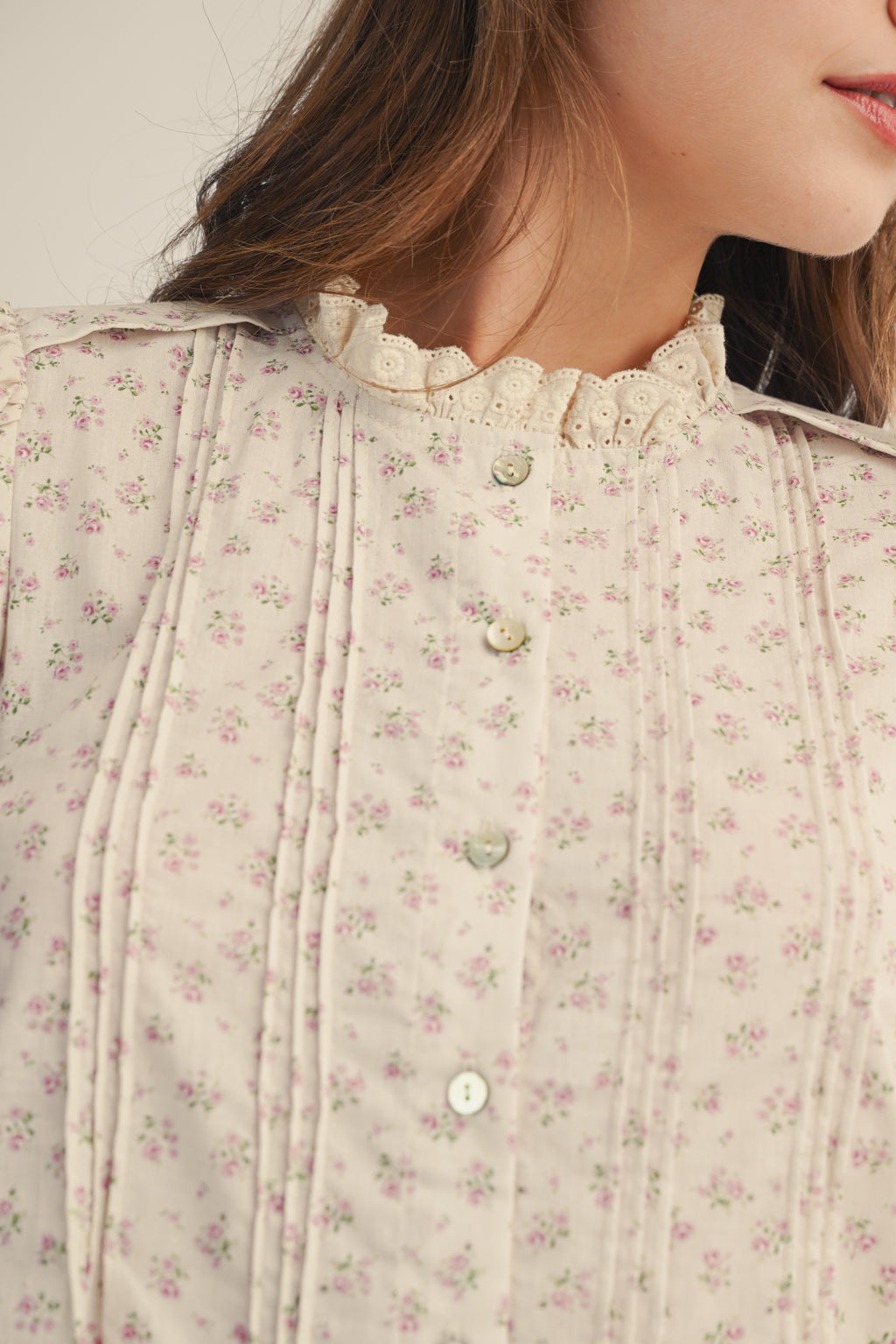 Rosalie Pintuck Blouse