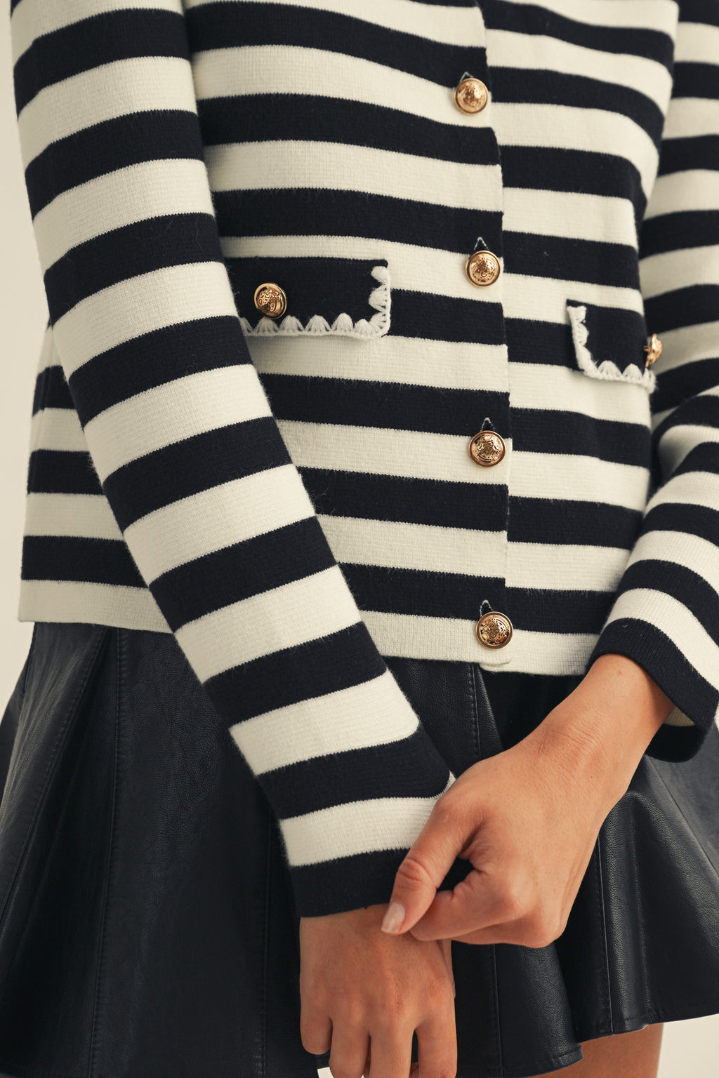 Classic Collar Pocket Cardigan
