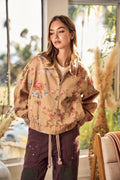 Floral Denim Jacket