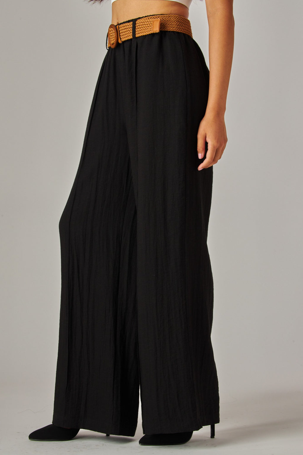 Salt Air Linen Pants - Black