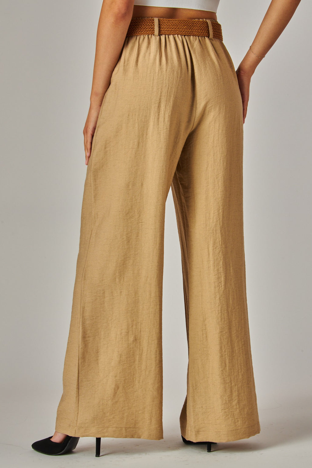 Salt Air Linen Pants - Khaki
