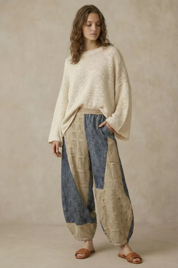 The Arlo Patchwork Balloon Pants