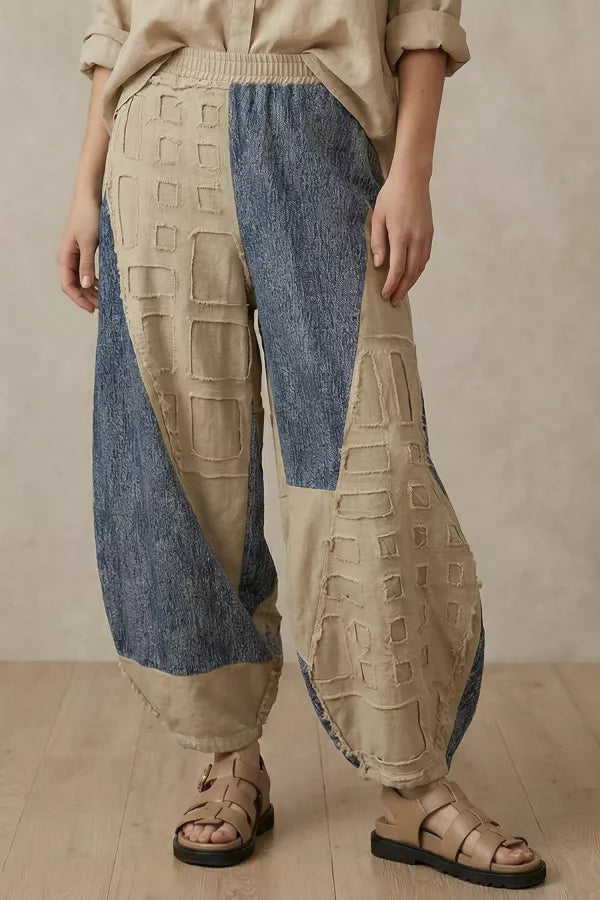 The Arlo Patchwork Balloon Pants