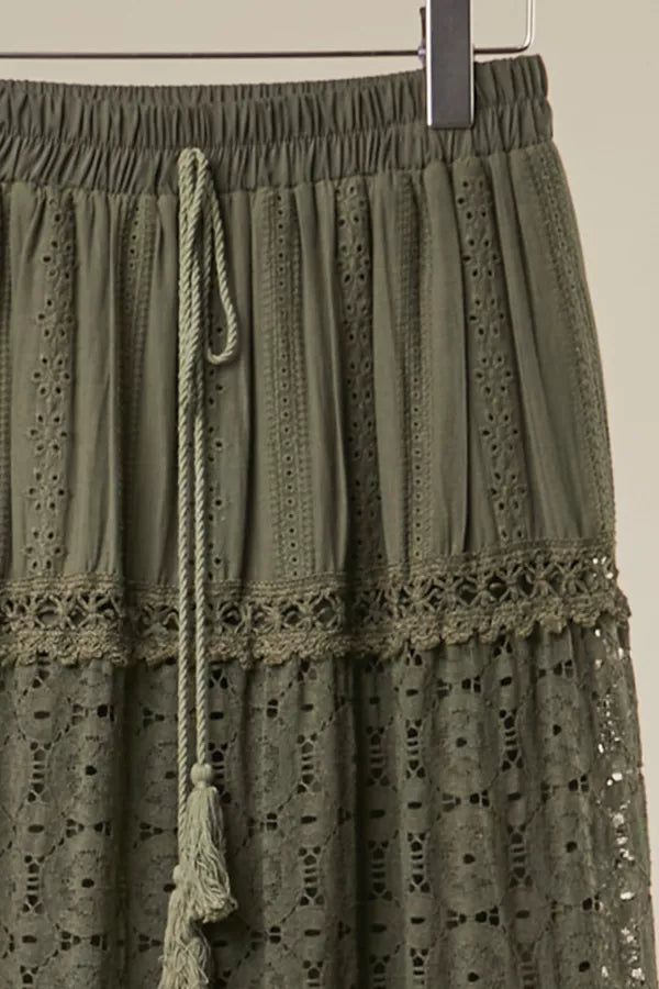 The Rosalie Lace Maxi Skirt
