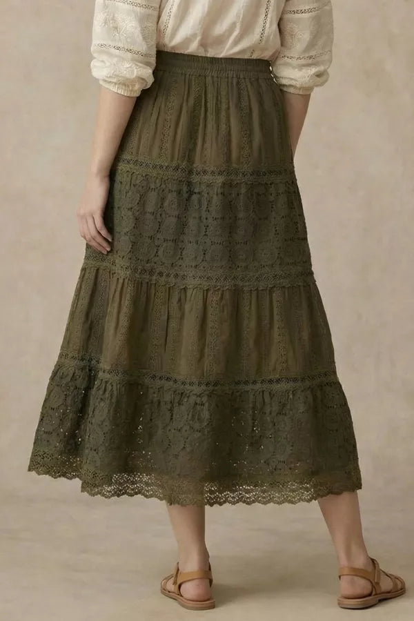 The Rosalie Lace Maxi Skirt
