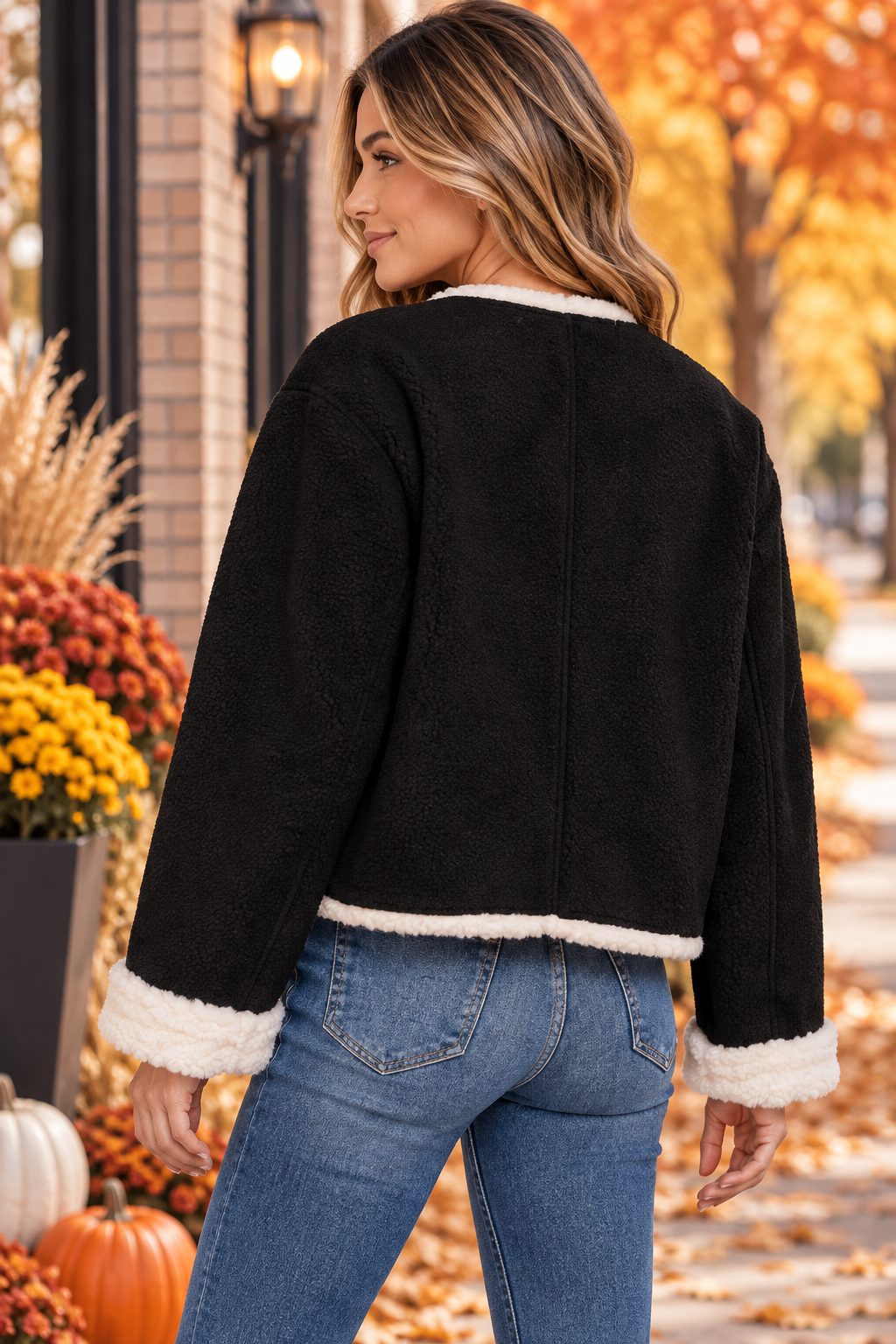 Midnight Cozy Shearling Jacket