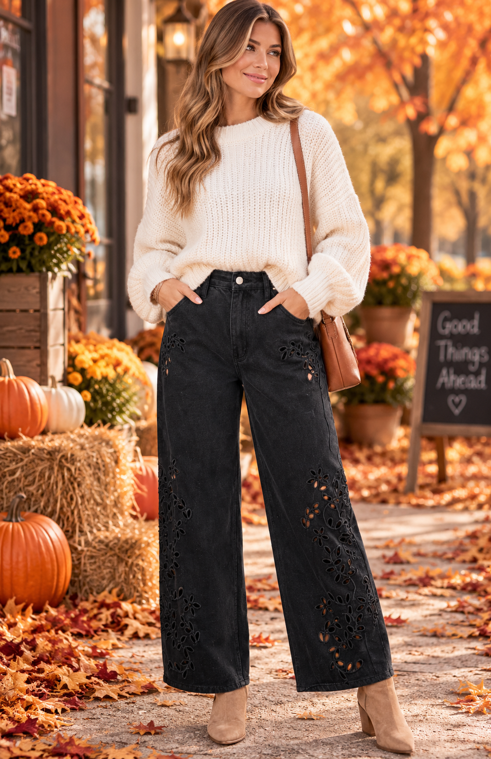Midnight Bloom Jeans