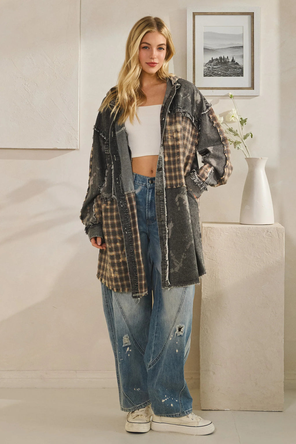 Oli & Hali Patchwork Denim Jacket