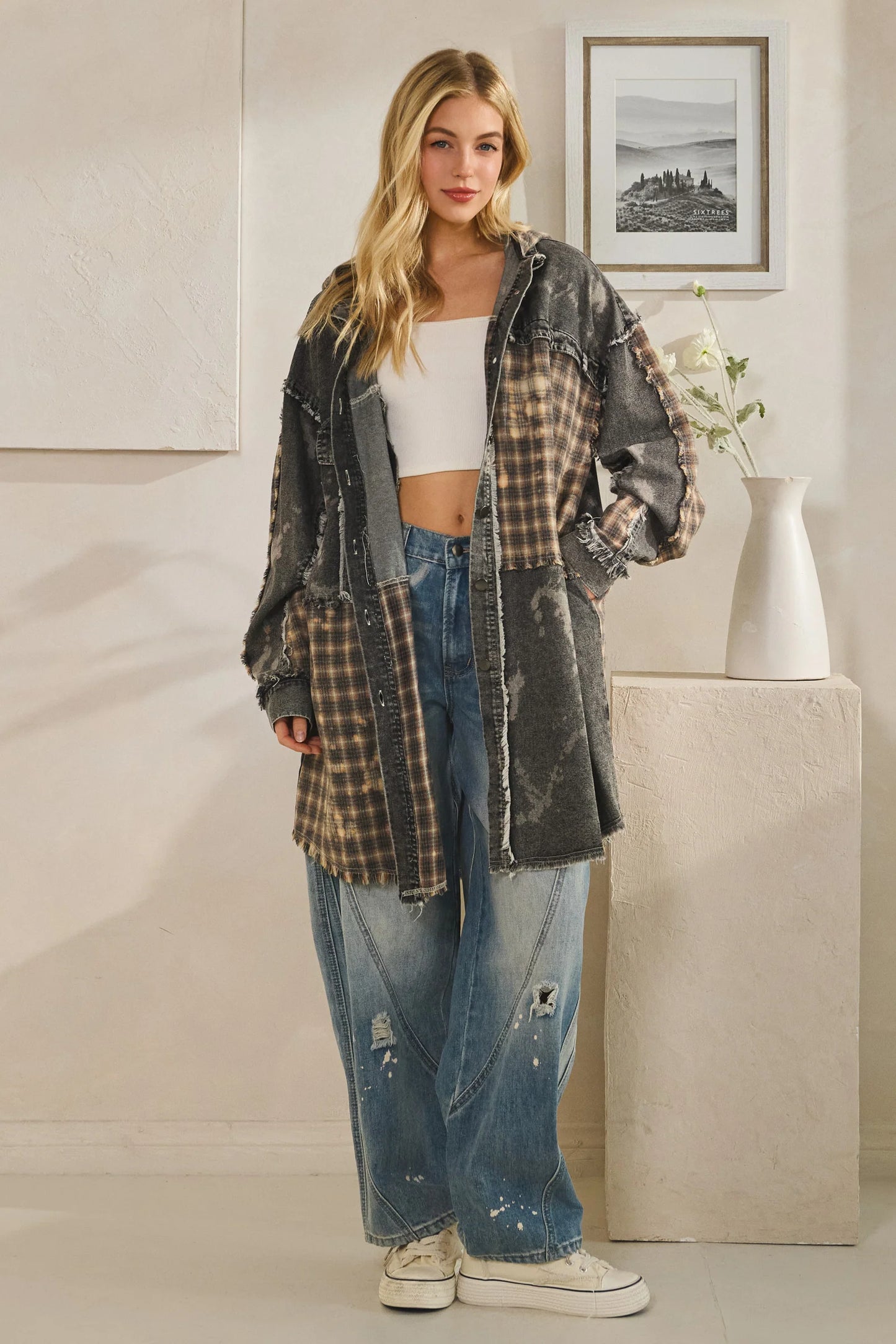 Oli & Hali Patchwork Denim Jacket