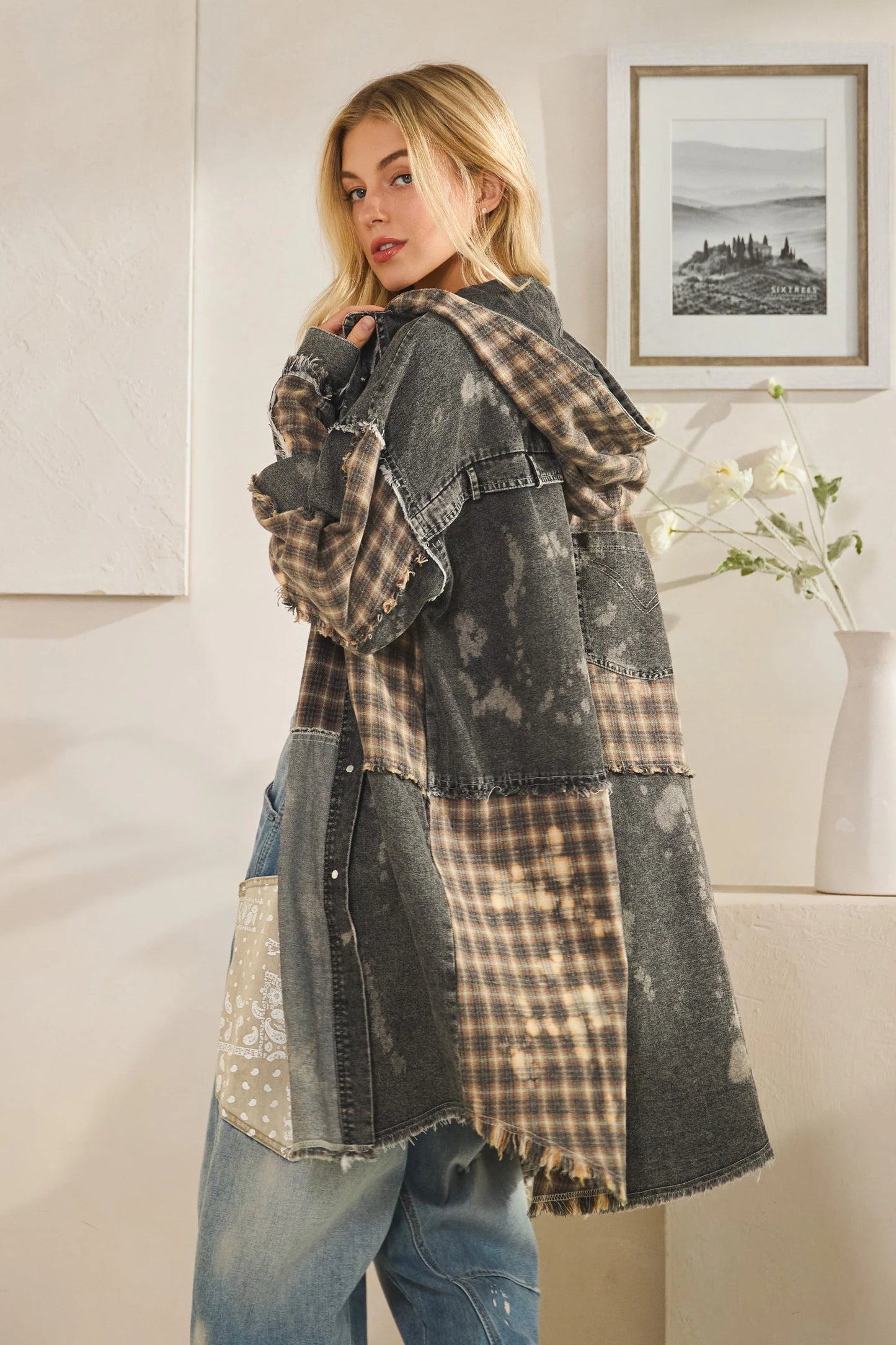 Oli & Hali Patchwork Denim Jacket