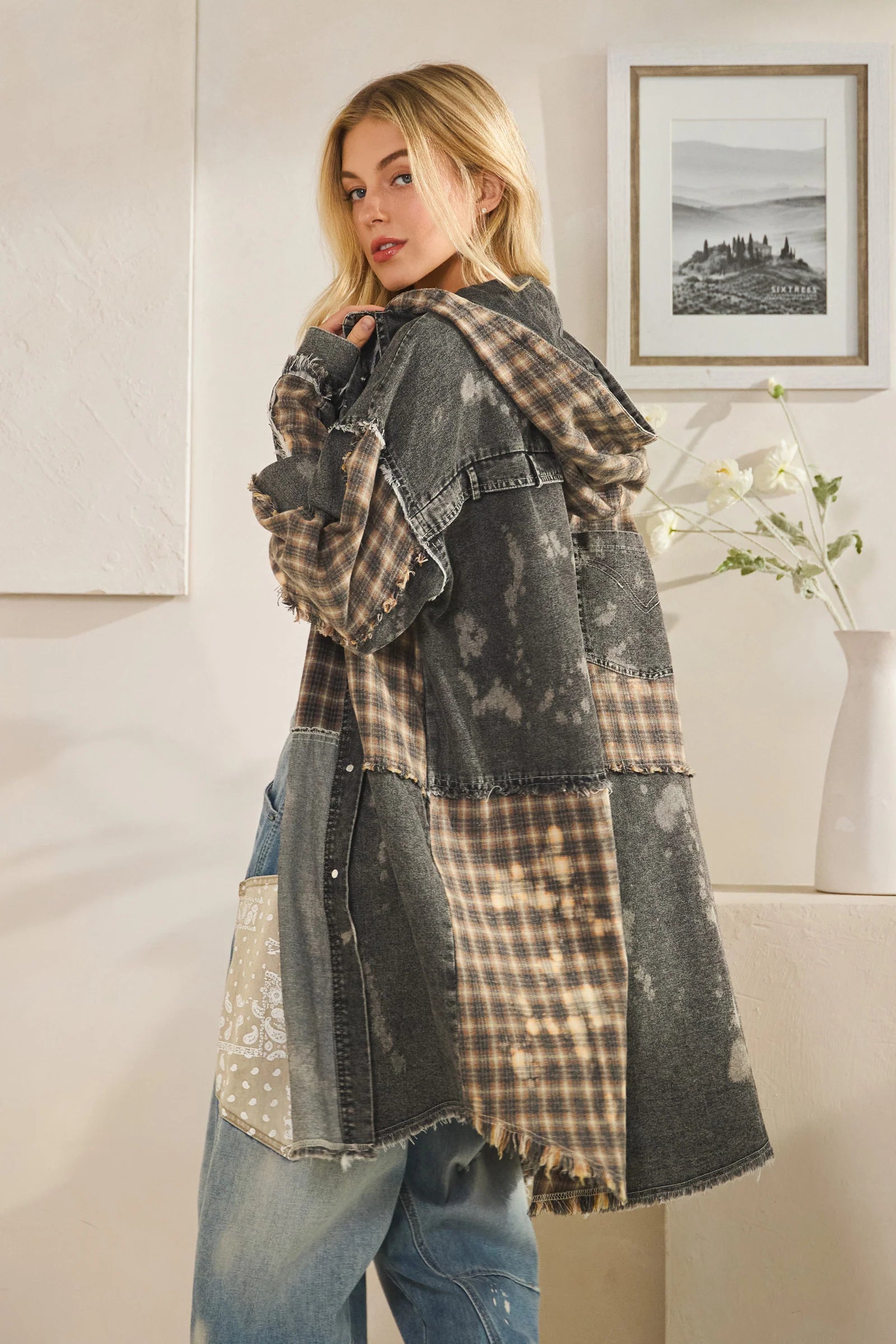 Oli & Hali Patchwork Denim Jacket