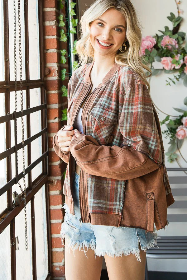 Oli & Hali Plaid Jacket
