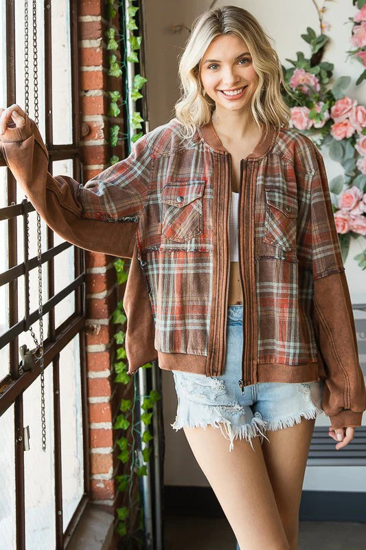 Oli & Hali Plaid Jacket