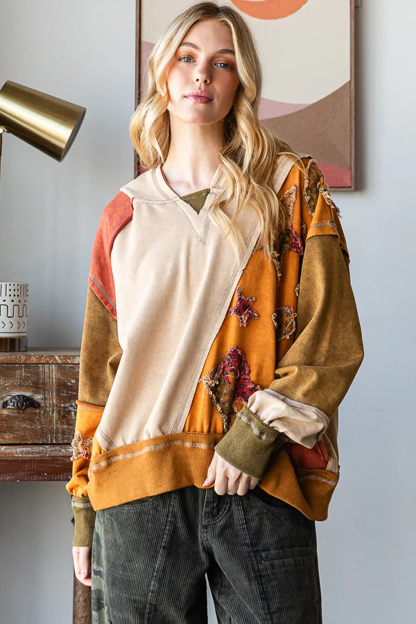 Oli & Hali Patchwork Hoodie