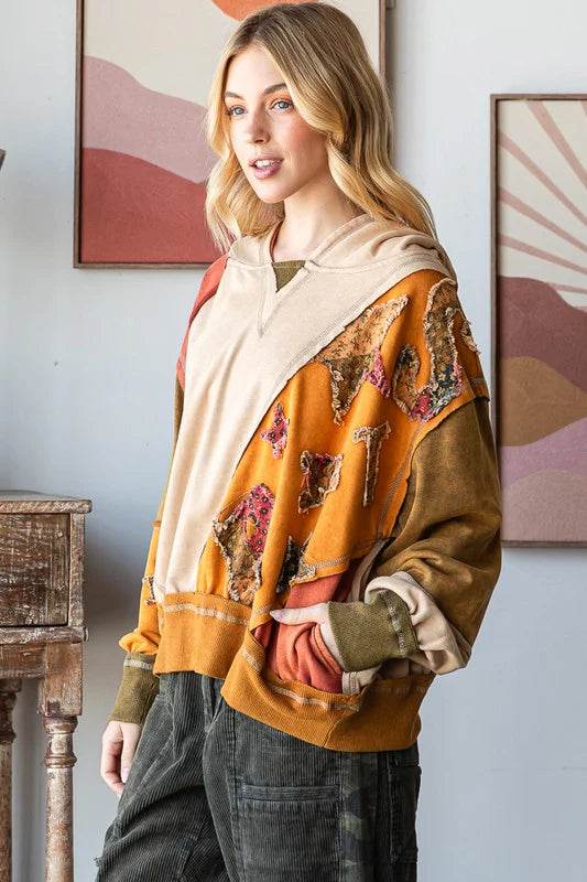 Oli & Hali Patchwork Hoodie