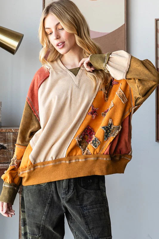 Oli & Hali Patchwork Hoodie