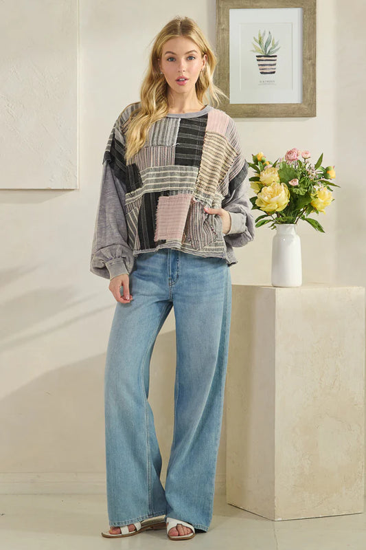 Oli & Hali Patchwork Top