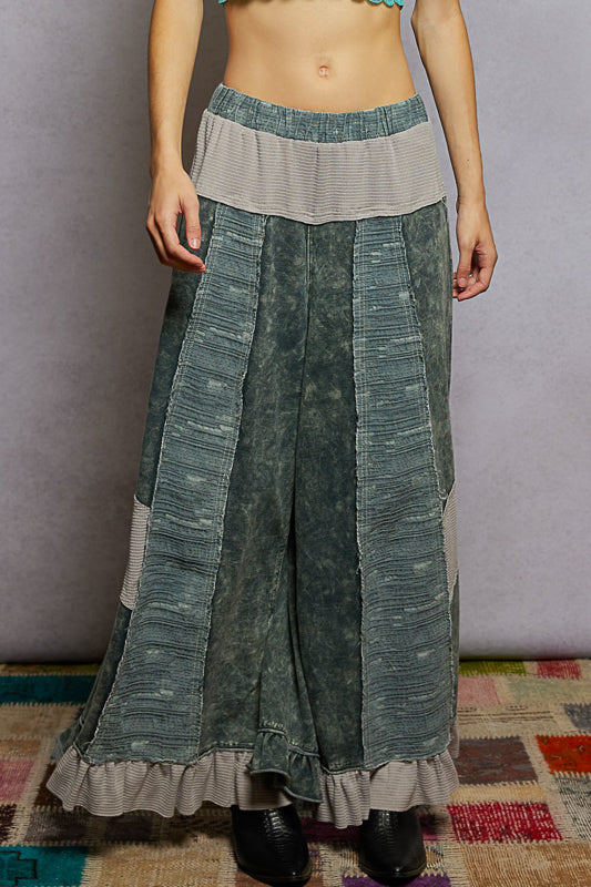 POL Wide Leg Pants - Charcoal