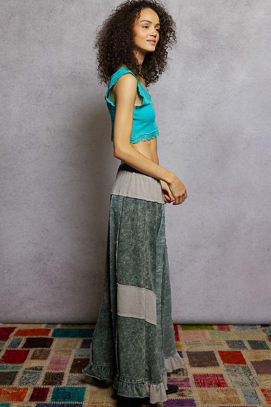 POL Wide Leg Pants - Charcoal