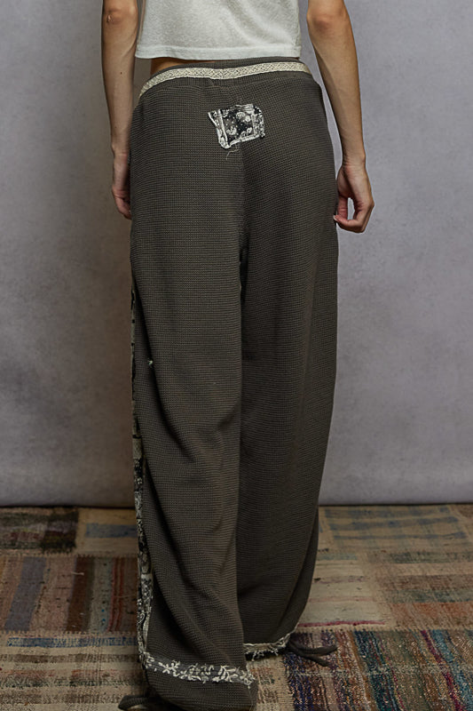 POL Wide Leg Floral Pants