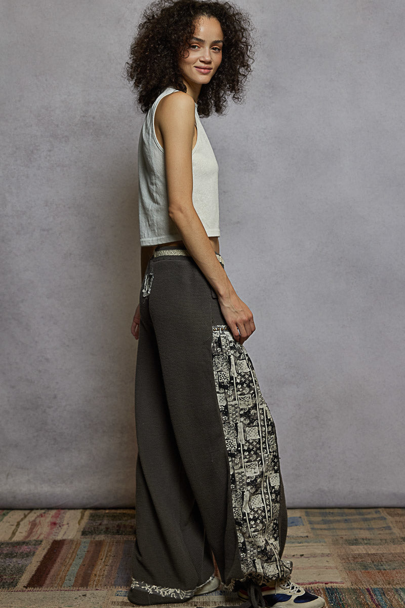 POL Wide Leg Floral Pants