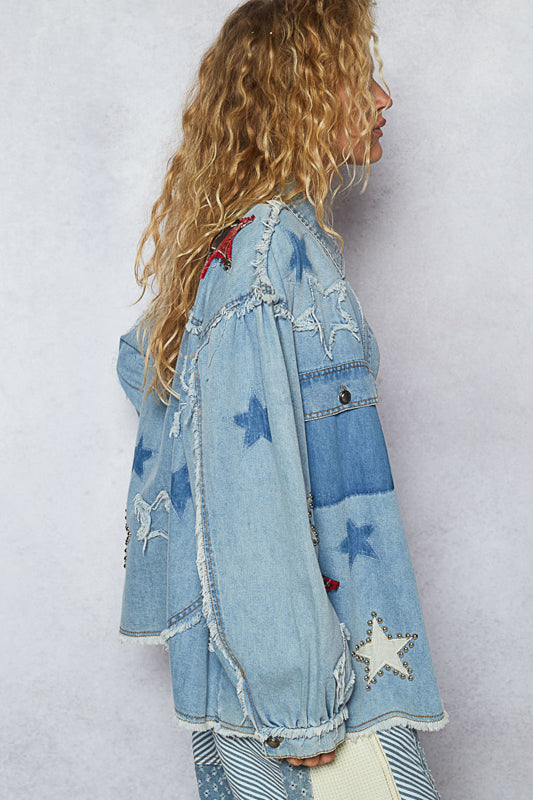 POL Denim Star Jacket