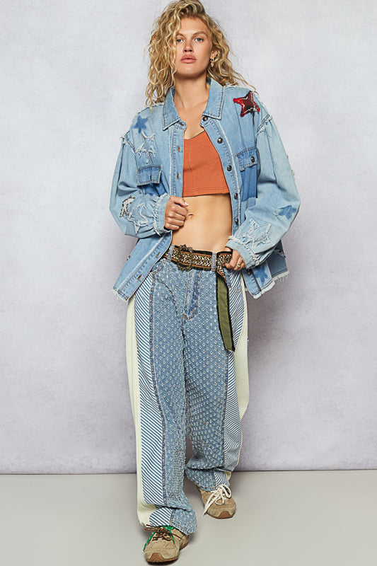 POL Denim Star Jacket