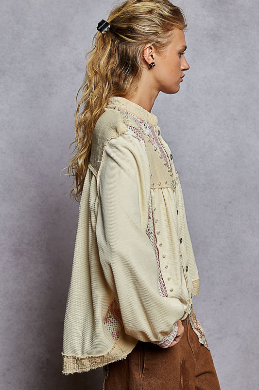 POL Embellished Thermal Top