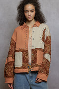 POL Paisley Studded Jacket
