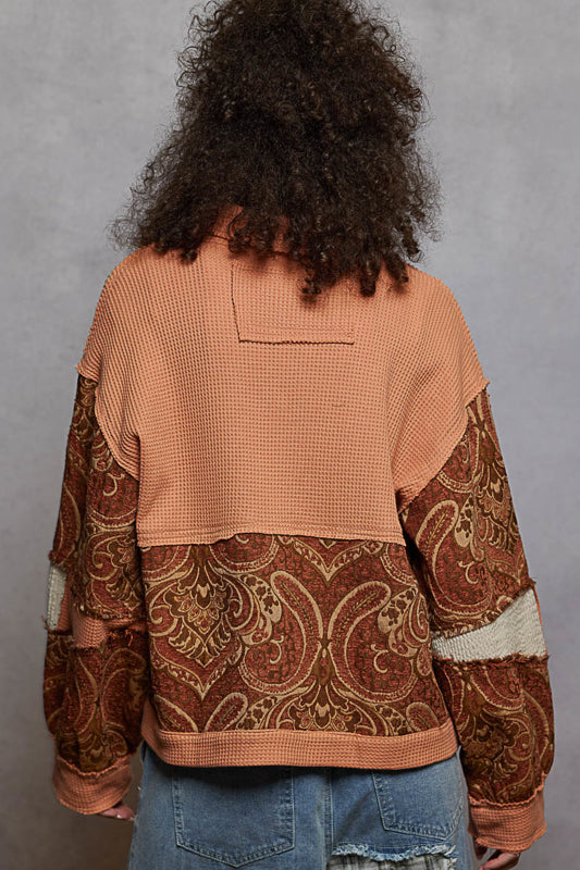 POL Paisley Studded Jacket