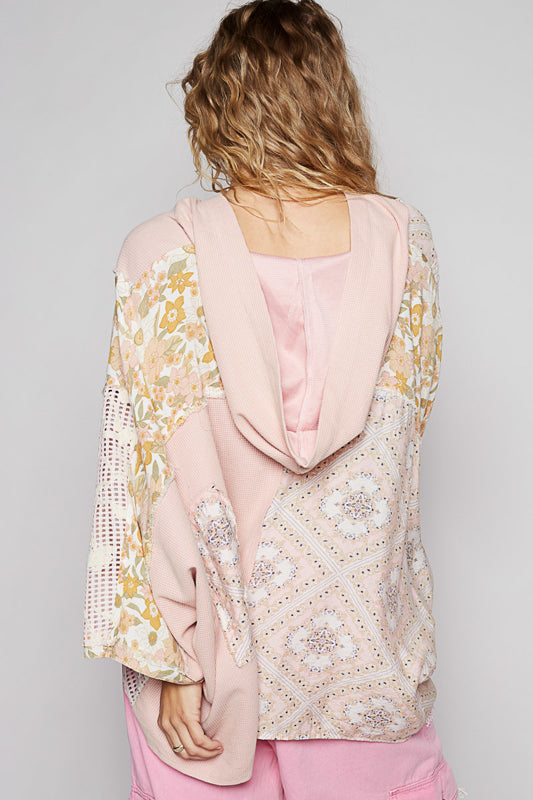 POL The Wildflower Patchwork Top Pink
