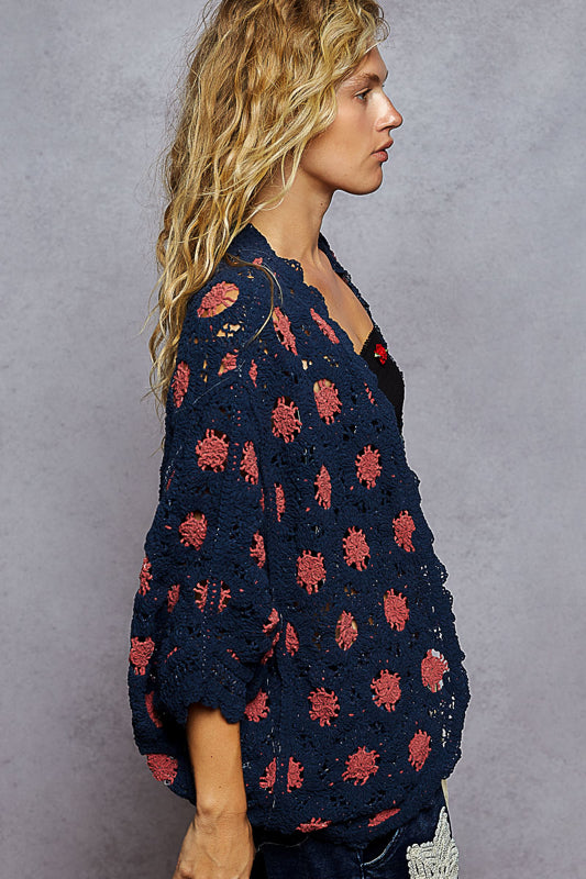 POL Sundance Crochet Cardigan