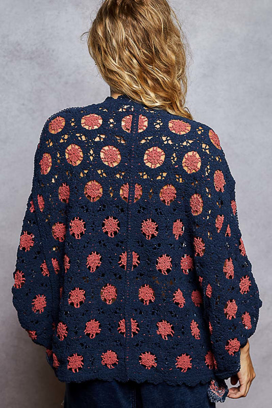 POL Sundance Crochet Cardigan