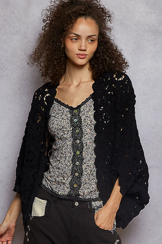POL Sundance Crochet Cardigan