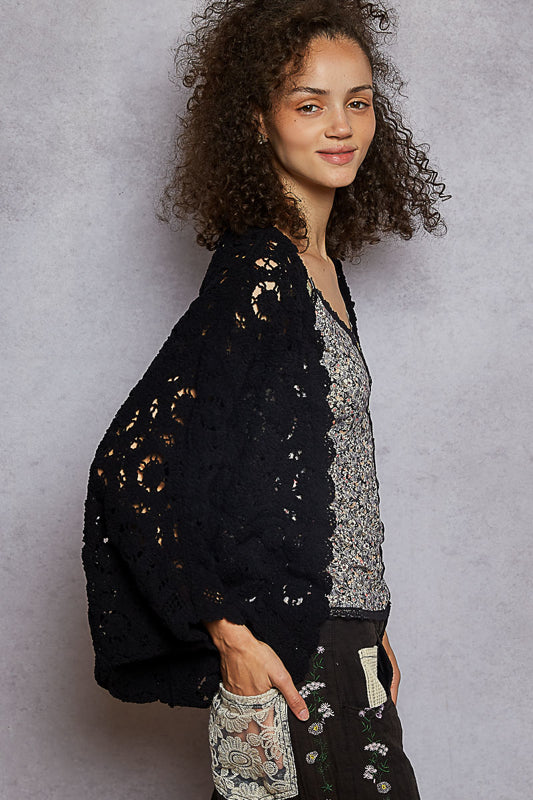 POL Sundance Crochet Cardigan