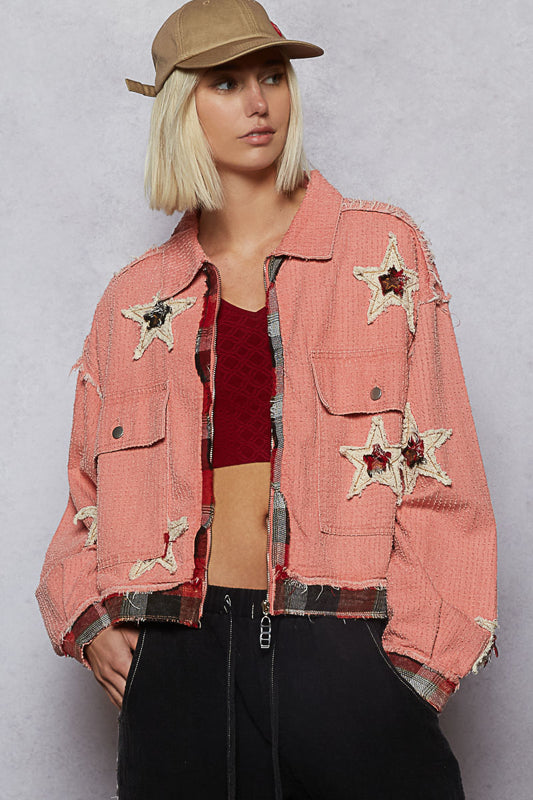 POL Star Patchwork Jacket